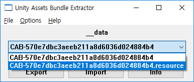 select assets(no extension) or resource(.resS) which you want in ComboBox control. I select 'resS'