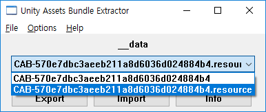 Select kind whether assets or resS what you want to import. I select resource